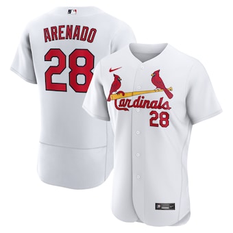 mens nike nolan arenado white st louis cardinals home authen